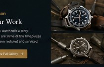 Detailed watch case
